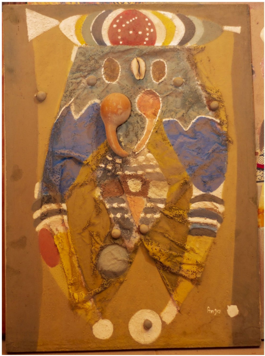 Tableau de l’artiste Anja